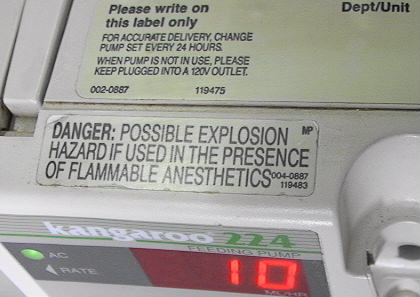 peristaltic metering feeding pump with battery backup  