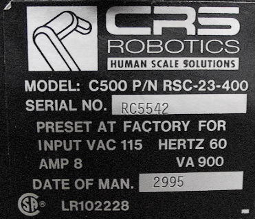 Rocíe el PLC del controlador CRS y A465 de Allen Bradley SLC 5/03 de 