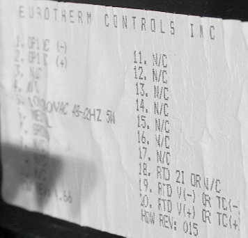 Both types of controllers are Eurotherm. The over temp is model 93.