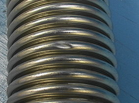 Stainless Steel Vacuum Bellows Flex Line Hose 10 long  