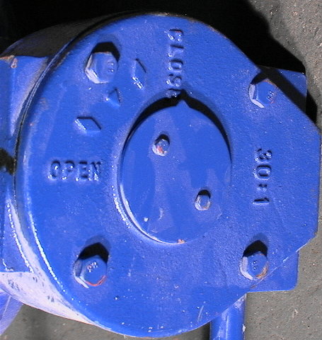 Keystone 8 Butterfly Valve 301 ratio gear box  